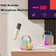 Колонка K12 з 2-ма мікрофонами Bluetooth, SD, RGB (9*9*7см)