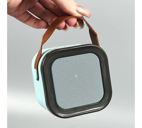 Колонка K12 з 2-ма мікрофонами Bluetooth, SD, RGB (9*9*7см)