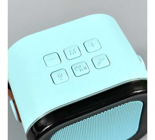 Колонка K12 з 2-ма мікрофонами Bluetooth, SD, RGB (9*9*7см)