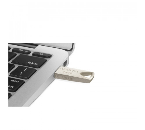 Флеш-накопичувач ADATA USB 2.0 AUV 210 64Gb Golden (AUV210-64G-RGD)