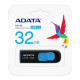 Флеш-накопичувач ADATA USB 3.2  UV 128 32Gb Black/Blue (AUV128-32G-RBE)
