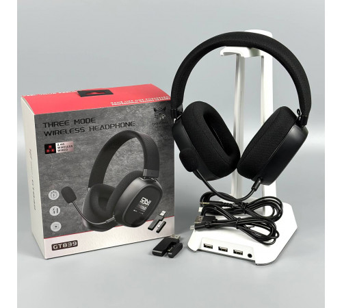 Навушники комп'ютерні Onikuma GT839 Gaming з мікрофоном та з 3ма режимами (Bluetooth 5.4, дротове, 2.4G)