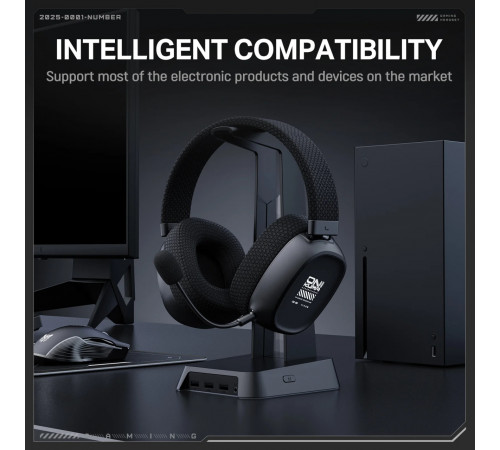 Навушники комп'ютерні Onikuma GT839 Gaming з мікрофоном та з 3ма режимами (Bluetooth 5.4, дротове, 2.4G)