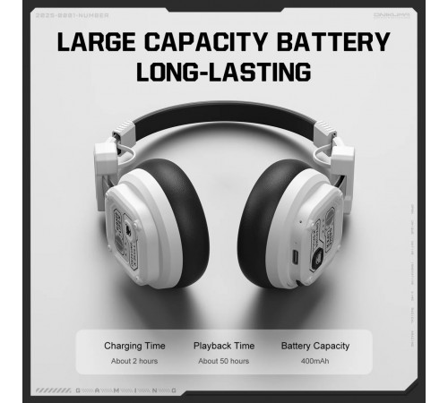 Навушники Onikuma GT803 Gaming з 2ма режимами (Bluetooth 5.4, дротове)