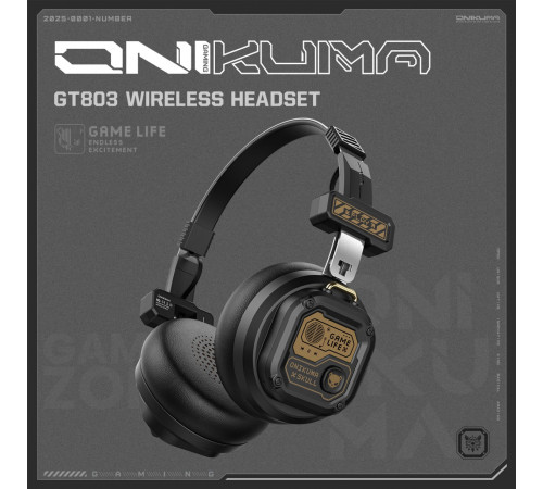 Навушники Onikuma GT803 Gaming з 2ма режимами (Bluetooth 5.4, дротове)