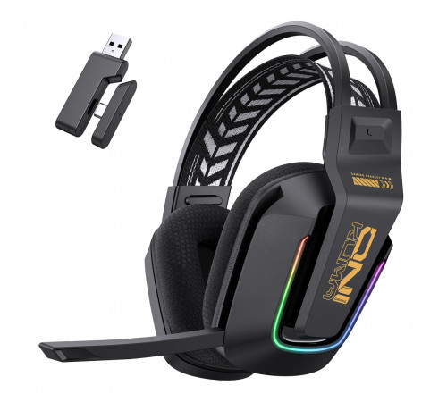 Навушники комп'ютерні Onikuma GT828 Gaming з мікрофоном та з 3ма режимами (Bluetooth 5.3, дротове, 2.4G)