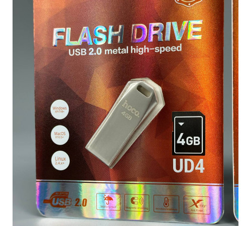 USB флеш Hoco UD4 4Gb Intelligent USB2.0