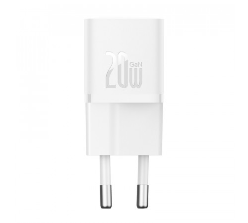 Мережевий зарядний пристрій Baseus GaN5 Fast Charger(mini) 1C 20W EU White (CCGN050102)