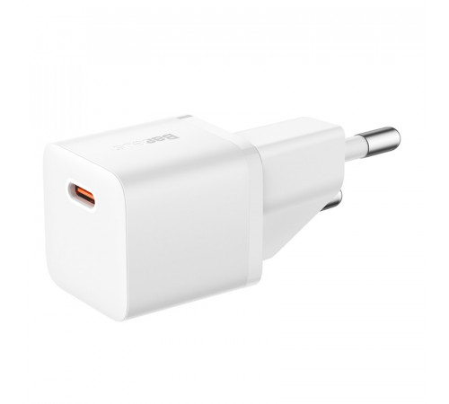 Мережевий зарядний пристрій Baseus GaN5 Fast Charger(mini) 1C 20W EU White (CCGN050102)