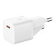 Мережевий зарядний пристрій Baseus GaN5 Fast Charger(mini) 1C 20W EU White (CCGN050102)