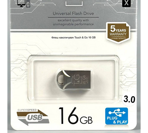 USB флеш T&G 16Gb Metal 106 USB3.0 Швидкісна
