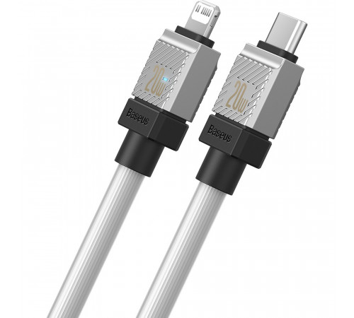 Кабель Baseus CoolPlay Series Fast Charging Cable Type-C to iP 20W 2m White (CAKW000102)