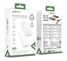 УМБ Power Bank AceFast M25 5000mAh PD20W з бездротовою зарядкою