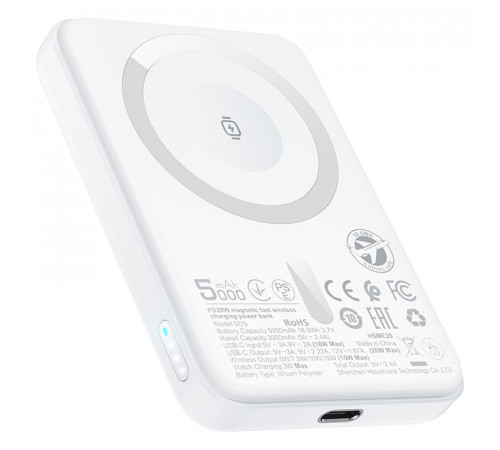 УМБ Power Bank AceFast M25 5000mAh PD20W з бездротовою зарядкою