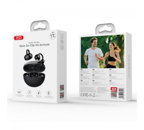 Бездротові навушники XO G46 Leather Grain Ear Clip OWS