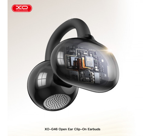 Бездротові навушники XO G46 Leather Grain Ear Clip OWS
