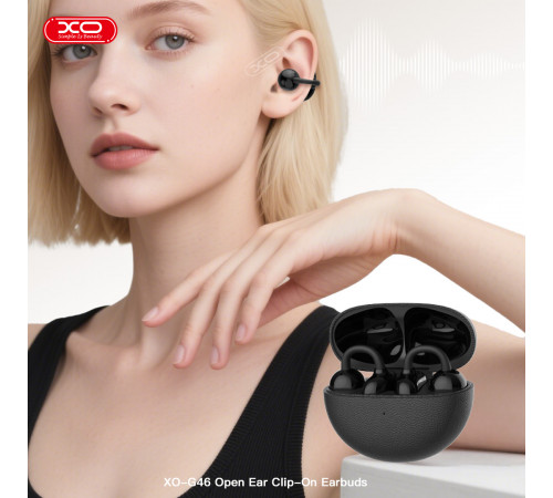 Бездротові навушники XO G46 Leather Grain Ear Clip OWS