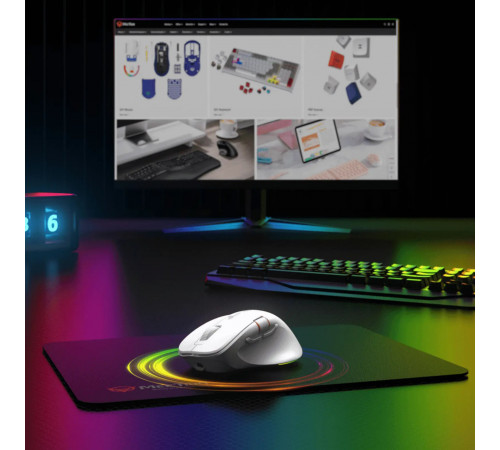 Мишка Games бездротова Meetion GW32 RGB 7 Keys, BT+USB, 8000dpi