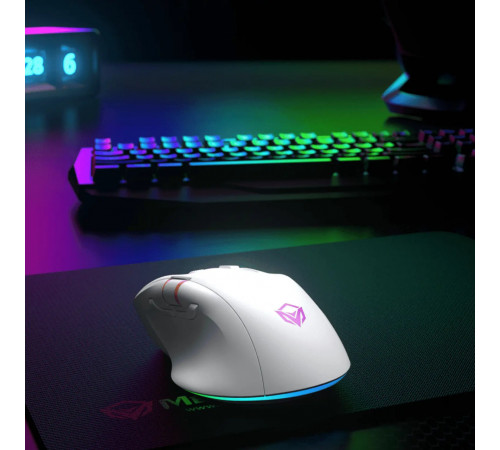 Мишка Games бездротова Meetion GW32 RGB 7 Keys, BT+USB, 8000dpi