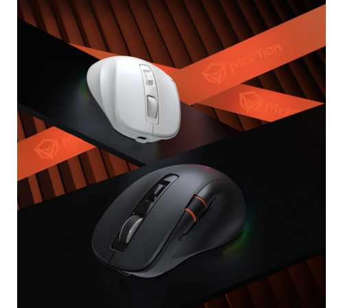 Мишка Games бездротова Meetion GW32 RGB 7 Keys, BT+USB, 8000dpi
