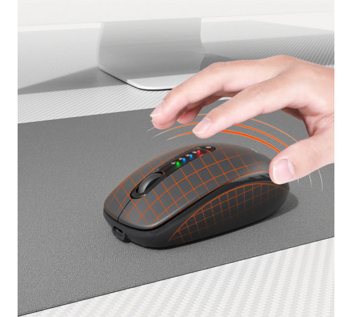 Мишка бездротова Meetion BTM100 BT+USB, 3200 dpi