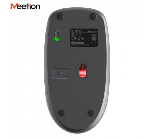 Мишка бездротова Meetion BTM100 BT+USB, 3200 dpi