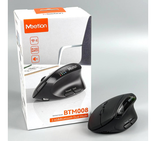 Мишка бездротова Meetion BTM008 2.4G+BT 500mAh (DPI:800-1200-1600-2400)