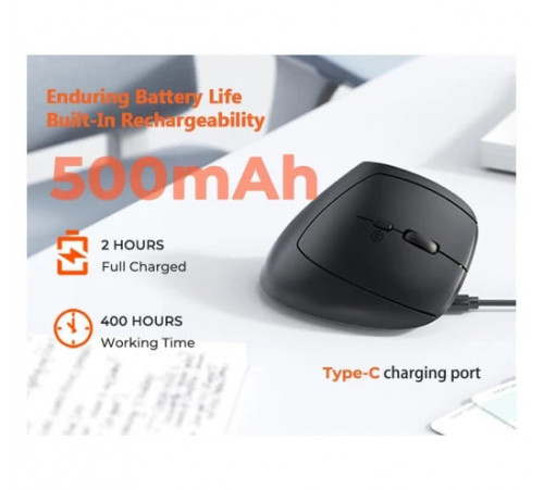 Мишка бездротова Meetion BTM008 2.4G+BT 500mAh (DPI:800-1200-1600-2400)