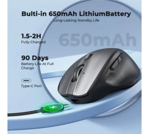 Мишка бездротова Meetion BTM007 BT+USB 2400dpi