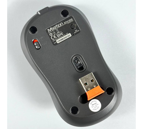 Мишка бездротова Meetion BTM185R 2.4G+BT 3200dpi