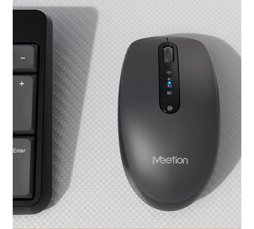 Мишка бездротова Meetion BTM100R BT+USB 3200dpi
