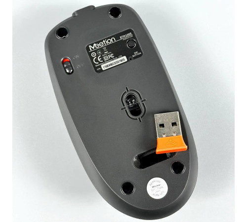 Мишка бездротова Meetion BTM100R BT+USB 3200dpi