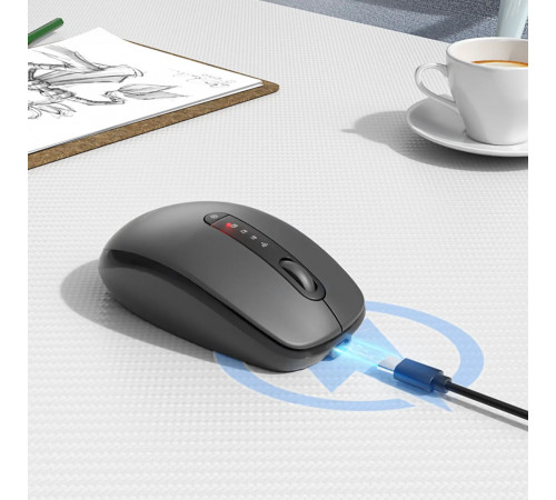 Мишка бездротова Meetion BTM100R BT+USB 3200dpi