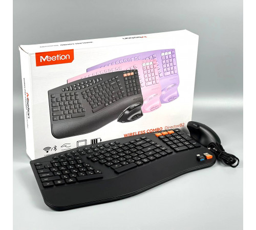 Клавіатура бездротова + мишка Meetion Director B2 2in1 2.4G+BT (з Eng, UA розкладками)