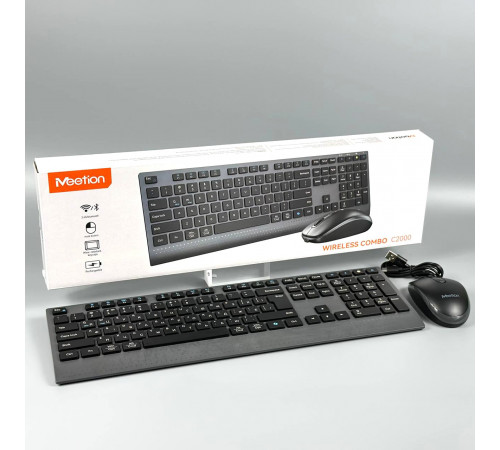 Клавіатура бездротова + мишка Meetion C2000 2in1 2.4G (з Eng, UA розкладками)