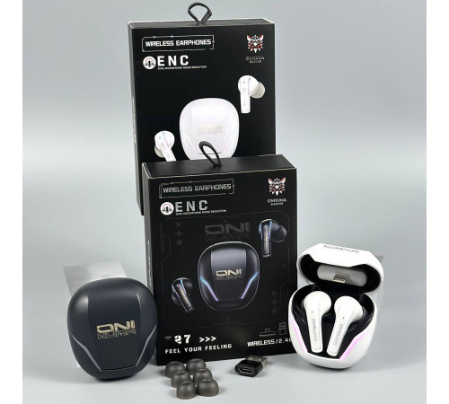 Бездротові навушники Onikuma T27 ENC (2 режим підключення: BT5.3+2.4G)
