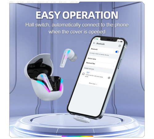 Бездротові навушники Onikuma T27 ENC (2 режим підключення: BT5.3+2.4G)