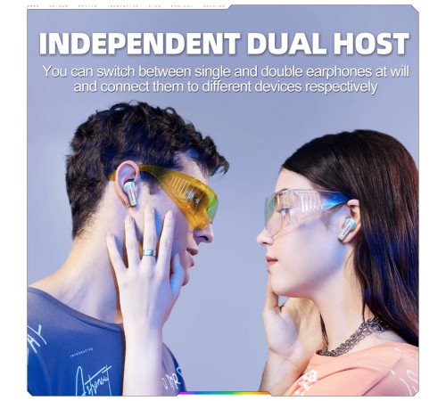 Бездротові навушники Onikuma T27 ENC (2 режим підключення: BT5.3+2.4G)