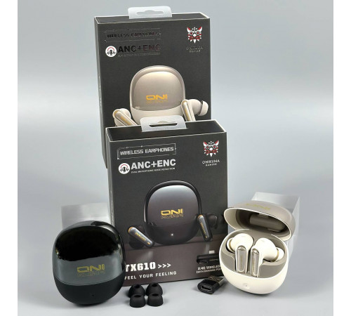 Бездротові навушники Onikuma TX610 ANC+ENC (2 режим підключення: BT5.3+2.4G)