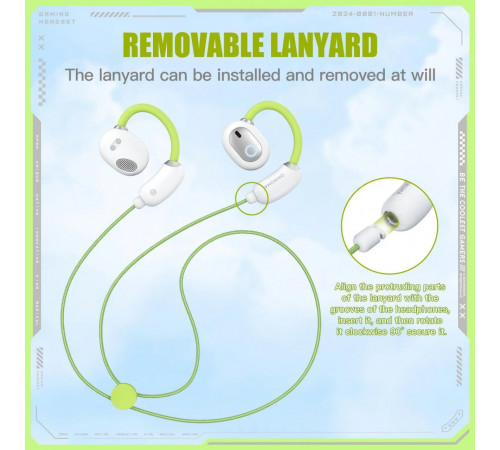 Бездротові навушники Onikuma T25 OWS AI Translation (з функцією перекладу)