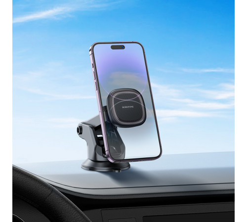 Автотримач для телефона BOROFONE BH97 NT Ice magnetic car holder(center console) (6941991105418)