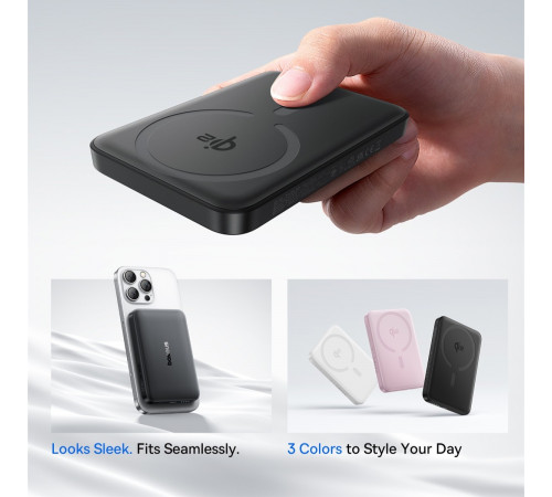 УМБ Power Bank Baseus EnerFill FM12 Qi2 10000mAh 22.5W Magnetic з бездротовою зарядкою (E0028500)