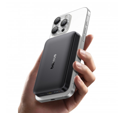 УМБ Power Bank Baseus EnerFill FM12 Qi2 10000mAh 22.5W Magnetic з бездротовою зарядкою (E0028500)