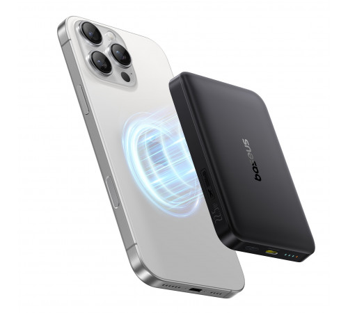 УМБ Power Bank Baseus EnerFill FM12 Qi2 10000mAh 22.5W Magnetic з бездротовою зарядкою (E0028500)