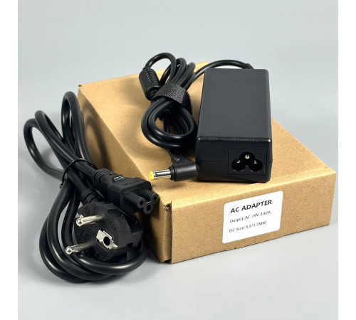 Мережевий зарядний пристрій для ноутбука ACER 65W, 19V, 3.42A (5.5*1.7mm)