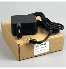 Мережевий зарядний пристрій для ноутбука 45W, 20V, 2.25A з вбудованим кабелем Type-C