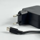 Мережевий зарядний пристрій для ноутбука 45W, 20V, 2.25A з вбудованим кабелем Type-C