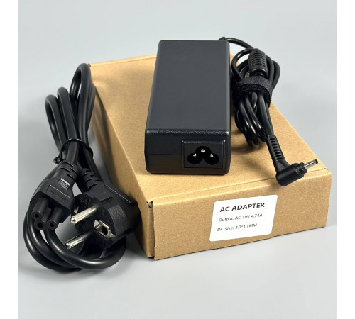 Мережевий зарядний пристрій для ноутбука ACER 90W, 19V, 4.74A (3.0*1.1mm)