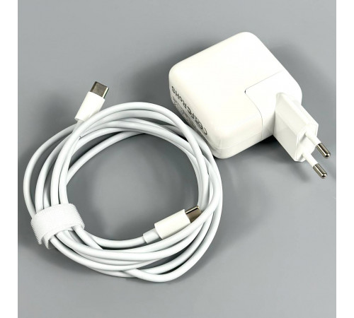 Мережевий зарядний пристрій для (ноутбука, планшета) 30W, 20V, 1.5A Type-C to Type-C 1.9m