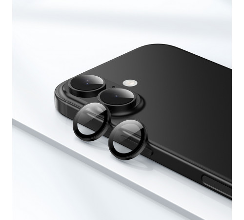 Захисне скло на камеру Hoco 3D metal frame lens film iPhone 17 (V13) (1шт)